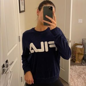 Fila velour crew